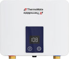 Tankless Water Heater Electric for Single Sink Faucet, ThermoMate 3500W 120V Small Point of Use Instant Hot Water Heater with Temperature Display, Self-modulating, ETL Certified