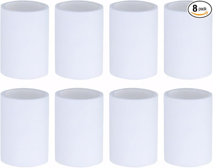 YYKBZ 8 Pcs Faucet Water Filter Replacement Cartridges – PP Cotton Sink Filters, Remove Chlorine, Fluoride, Heavy Metals, Improves Taste, Fits Most Faucet Extenders, for Kitchen & Bathroom