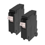 15 Amp 1-Pole Circuit Breaker, Type 3/4-Inch Plug-On Molded Case Circuit Breaker, 120/240V, Thermal Magnetic, 10-Yr Warranty