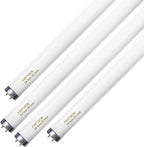 24 Inch T12 Fluorescent Tube Light Bulb 20 Watt Cool White, F20T12/CW 4100K Replacement for F20T12/CW/ALTO, F20T12/CW/ECO, F20T12/SP41/ECO G13 Base 1200 Lumens 4 Counts