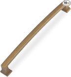 COTYKILEY 10 Pack 7.5 Inch(192mm) Antique Brass Kitchen Cabinet Handles Cabinet Pulls Vintage Drawer Pulls Aged Gold Bronze Kitchen Cabinet Hardware