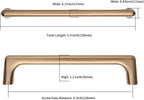 10 Pack Champagne Bronze Cabinet Pulls 5 Inch Kitchen Cabinet Handles Cabinet Hardware Kitchen Handles for Cabinets Cupboard Handles Dresser Pulls Drawer Handle