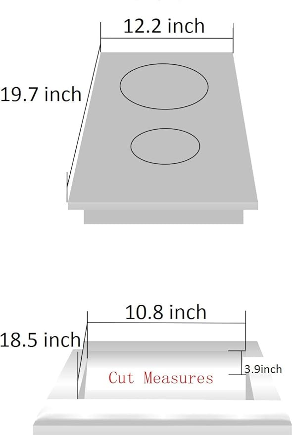 12 Inch Gas Cooktop With Dual Fuel Sealed 2 Burners - Stainless Steel Drop-In Hob DK223-A01 Cooker