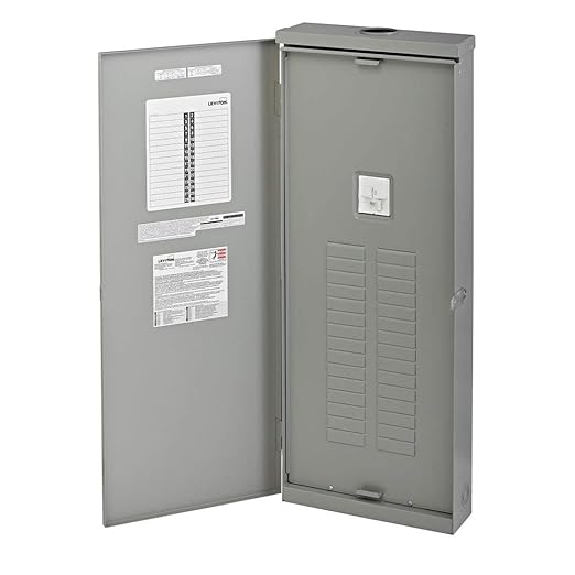 Leviton 30 Space Outdoor Load Center with 150A Main Circuit Breaker, LR315-BDD