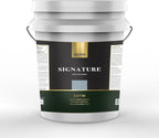 EVOLVE Signature Paint & Primer: Luxury Paint & Primer for Indoor & Outdoor Surfaces, Minimal Odor, Satin Sheen (Chalk Blue, 5 Gallon)