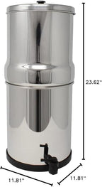 British Berkefeld Doulton 3.17 Gallon W9361137 Countertop Gravity-Fed Water Filtration System Using Ultra Sterasyl Ceramic Filter Candles