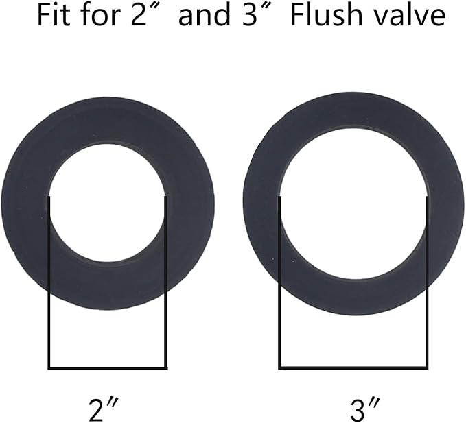 Universal Toilet Tank To Bowl Gasket,2 Kind Gasket and 2 Sets 5/16*3.15 inch Stainless Steel Heavy Duty Rustproof Bolt Hardware Kit,Fits Most 2-Inch and 3-Inch flush valve opening 2-Piece Toilet Tanks