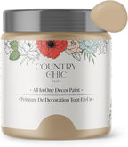 Country Chic All-in-One Chalk Paint for Furniture, Cabinets, Home Decor, Eco-Friendly, Matte Finish, Built-In Primer & Top Coat for Wood, Metal - Road Trip (Tan) - 8 oz (237 ml)