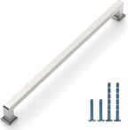 6 Pack 12.6"(320mm) Brushed Satin Nickel Cabinet Pulls Kitchen Cabinet Handles Drawer Pulls Cupboard Hardware for Cabinets CK0078