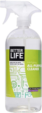 Better Life All Purpose Cleaner - Multipurpose Home and Kitchen Cleaning Spray for Glass, Countertops, Appliances, Upholstery & More - Multi-surface Spray Cleaner - 32oz Clary Sage & Citrus
