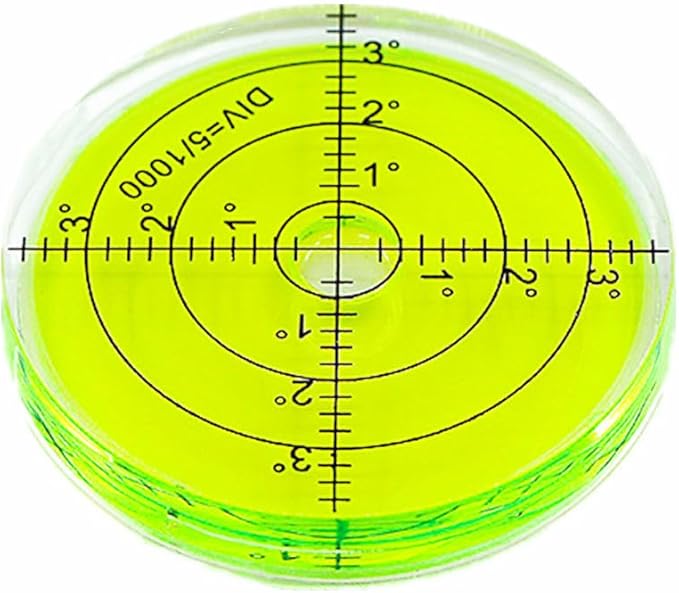 Bubble Spirit Level 66MM Degree Marked Surface Circular Level Bubble Measuring Layout Tools