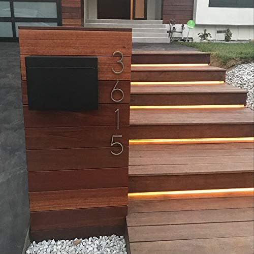 Vsons Modern Design Mailbox, Wall-Mount Mailbox Vsons Design Mitch B (Aluminum Black Powder Coated) (Black)