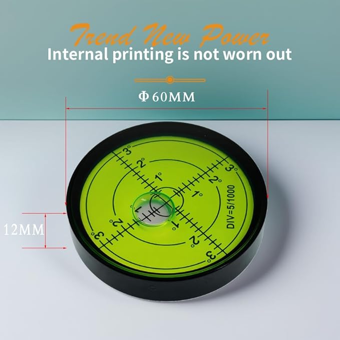 High precision horizontal bubble Cardan level horizontal bubble band ball bead leveler 60MMAccuracy 15'/2