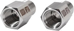 2 pieces Npt1/4 Female to Npt1/4 Male Reducer,1/4Water pipe Adapter, Fabricate of 304 Stainless Steel
