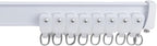 Bendable Ceiling Curtain Track White Pulley 20pcs