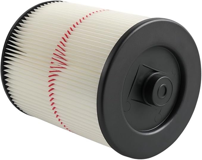 Nispira 9-17816 17816 Red Stripe Replacement HEPA Filter for Craftsman Craftsman Shop Vac Wet/Dry Vacuum 5/6/8/12/16/32 Gallon Larger, 3 Pack