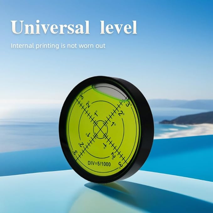High precision horizontal bubble Cardan level horizontal bubble band ball bead leveler 60MMAccuracy 15'/2