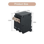 30 Amp Double Pole Breaker Plug on Mount Standard Miniature Circuit Breaker Thermal Magnetic Protection, 10KA 120/240V, Suitable for Various Brands of Load Centers