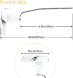 Toilet Trip Levers Toilet Flush Handle Compatible with Kohler 87115-CP,Left Replacement Trip Lever kit for Kohler Toilets,Polished Chrome