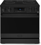 Gordon Ramsay by THOR Kitchen 36 Inch Professional Electric Range with Tilt Panel Touch Control in Black