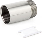 TAISHER 1PCS Stainless Steel Pipe Fittings, 1-1/4" NPT Male x 1-1/4" NPT Female Threaded, 6" Length Nipple Cast Pipe