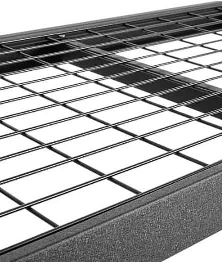 Generic Heavy Duty Member Mark 4-Shelf Industrial Storage Rack in Black, 77"" W x 24"" D x 72"" H (2 PACK)