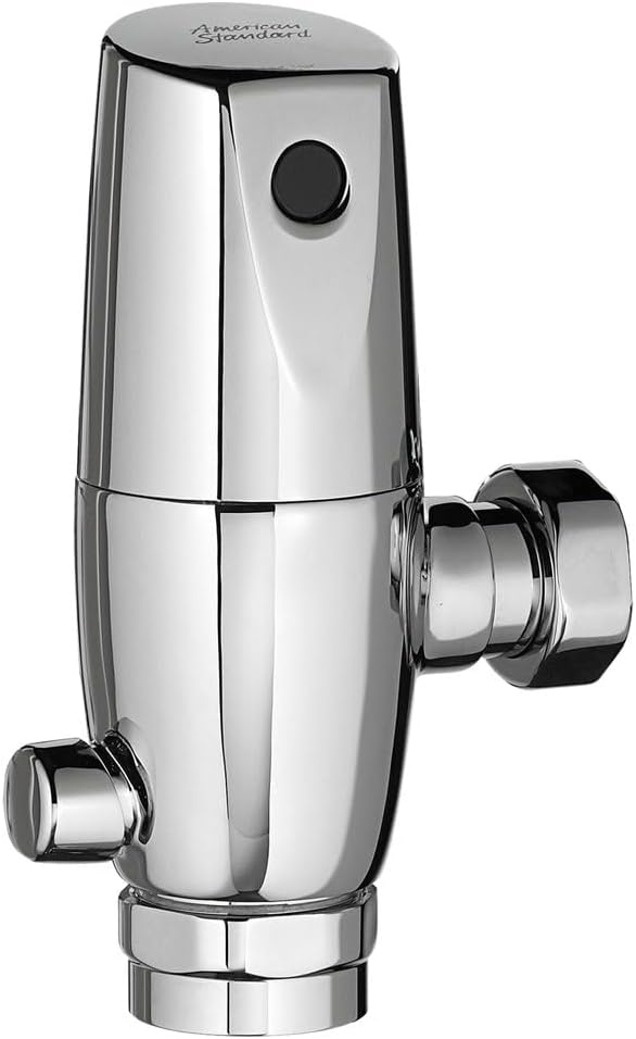 American Standard 6066161.002 Ultima Selectronic Touchless Toilet Flush Valve, Piston-Type, PWRX, 1.6 GPF, Polished Chrome