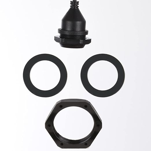 Light Socket with Cord Outdoor Light Socket Wire with E26/E27 Socket Light Bulb Socket with Cord Temporary Construction Lighting Waterproof Socket (6 Pack) 3Foot 20Awg MA6009