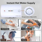 Electric Hot 50L Water Heater Storage,RV TR Endless Trailer Indoor Waterproof Shower Water Heater Compact Point-of-Use,Bathroom Shower (50L) plug in 120v