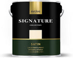 EVOLVE Signature Paint & Primer: Luxury Paint & Primer for Indoor & Outdoor Surfaces, Minimal Odor, One-coat Coverage, Satin Sheen (Cream Beige, 1 Gallon)