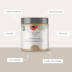 Country Chic All-in-One Chalk Paint for Furniture, Cabinets, Home Decor, Eco-Friendly, Matte Finish, Built-In Primer & Top Coat for Wood, Metal - Road Trip (Tan) - 8 oz (237 ml)