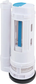 T Tulead Toilet Push Button Valve Replacement Flush Toilet Dual Flush Drain Valve Fit for Drainage Hole Dia. 2.56"-2.75", for Toilet Tank Height 10.24"-11.4"(Small Size)