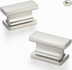10 Pack Kitchen Cabinet Knobs, Brushed Satin Nickel Dresser Drawer Knobs and Pulls for Bathroom Cabinets