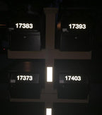 Reflective Mailbox Numbers Sticker Decal Die Cut Classic Style Vinyl Waterproof Number Self Adhesive 5 Sets (2" x 5 set) for Signs, Door, Cars, Trucks, Home, Business, Address Number