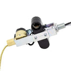 Ceiling Fan Light E-27 Multi Lampholder Socket Switch Zing Ear ZE-310D Socket with ZE-109M Pull Chain Switch for Lamp Light (Brass)