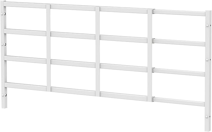 Fixed Window Safety Guard 19”x 54” Adjustable Width Prevents Accidental Falls, Non-Egress, Tamper Resistant Screws Included, White, Single Pack