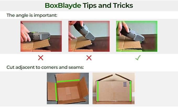 Premium Electric Cardboard Cutter - The Ultimate Tool for Effortless Box Cutting - Heavy Duty Power Box Cutter Ideal for Home, Office and Industrial Use.