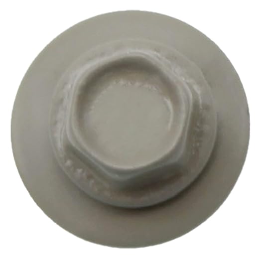 #14 Metal ROOFING SCREWS(250) Screws x 1-1/2" ASH GRAY Hex Washer Head Sheet Metal Roof Screw. Self starting/self tapping metal to wood with EPDM washer. Colored head. for corrugated roofing