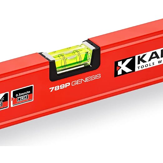 Kapro - 781 Genesis Box Level - Features Horizontal Vial and Dual-View Plumb Site - VPA Certified - Aluminum - 72 Inch