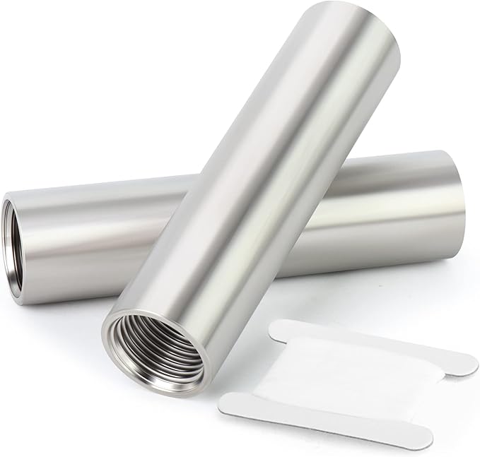 TAISHER 2PCS Stainless Steel Pipe Fittings, 3/4" NPT x 3/4" NPT Female Threaded, 4" Length Nipple Cast Pipe