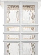 Kichler Beacon Square 17.5" 1 Light Outdoor Wall Light with Clear Hammered Glass in White