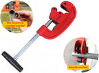 Heavy Duty 1/8-2" Pipe Cutter - Sharp rigid pipe cutter cuts galvanized, copper, and iron pipes - Includes additional blades