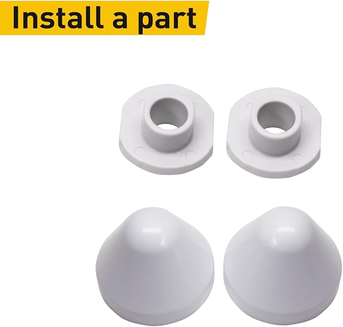 Wall Hung Toilet Hidden Tank Drain Pipe Set, Durable Plastic Compatible with TOTO THU334#01 - Includes Drain and Flush Pipes, Nuts, Easy Installation Fit TOTO Toilet Replacement Parts