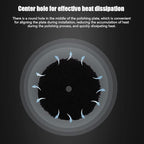 SPTA Microfiber Polishing Pad, 2Pcs 5Inch 125mm Pads Microfiber Cutting Disc Finishing Disc with Hook & Loop Backing for Car Buffer Polisher Cutting Buffing Waxing and Polishing