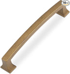COTYKILEY 10 Pack 5 Inch(128mm) Antique Brass Kitchen Cabinet Handles Cabinet Pulls Vintage Drawer Pulls Aged Gold Bronze Kitchen Cabinet Hardware