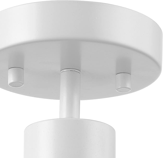 GLOBE Electric 57499 Pratt 1-Light Track Lighting Spotlight, Matte White, Bulb Not Included