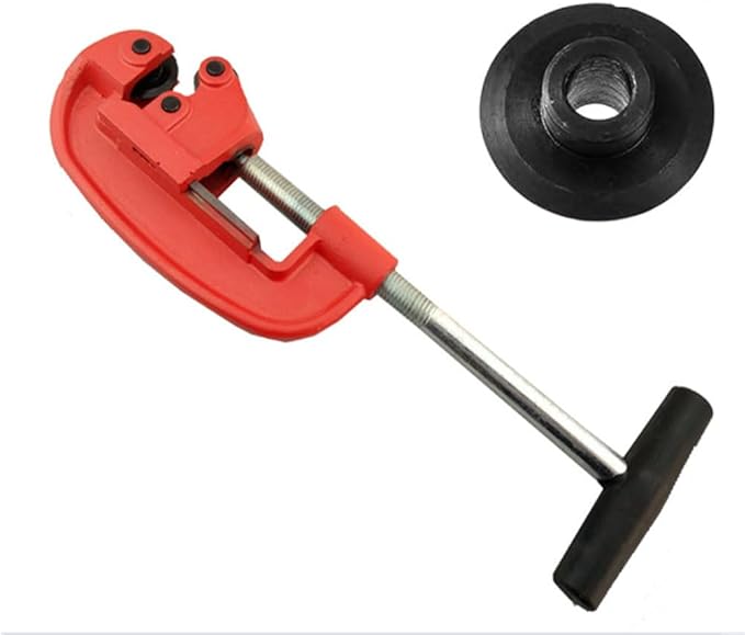 Heavy Duty 1/8-2" Pipe Cutter - Sharp rigid pipe cutter cuts galvanized, copper, and iron pipes - Includes additional blades