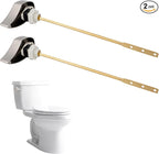 Hibbent 2 Pack Toilet Handle Replacement Compatible with TOTOTHU004-CP Trip Lvr for ST701, CST854, Side Mount Toilet Flush Handle, Tank Flush Lever, Brushed Nickel