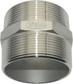 1/8" ~3" NPT Male Threaded Hex Nipple,Stainless Steel 304 Quick Coupler Pipe Fitting (3")