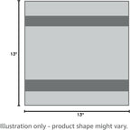 POLYTE Microfiber Lint Free Washcloth Face Towel, 13 x 13 in, 4 Pack (Waffle Weave)